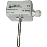 Пассивные канальные \ погружные датчики температуры DWL, NOVA KIP, PT1000, 55 мм, -50...160 °C. Артикул 24000002