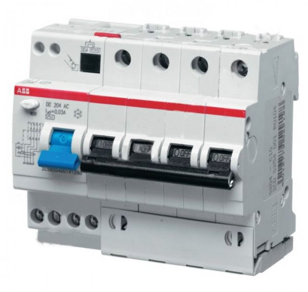 Дифференциальный автомат (ДИФ) DS204, ABB. Артикул ELC2CSR254101R1134